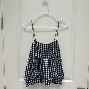 Urban Oufitters Gingham Layered Top